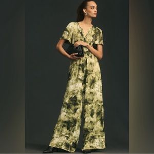 NWT…Anthropologie Somerset Tie Dye Jumpsuit XL
